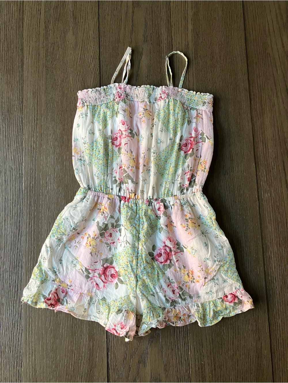 Abercrombie Kids Smocked Tube Top Romper